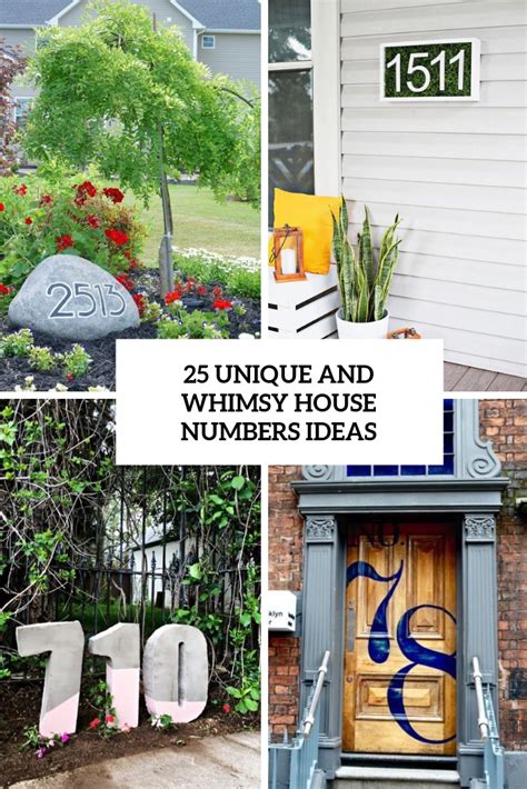 old house number ideas